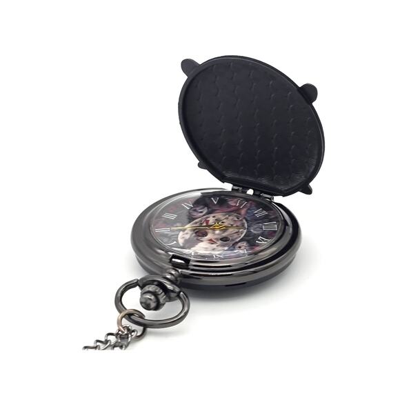 Jason Horror Pocket Watch - Classic Movie Memorabilia, Unique Collector's Item - Picture 5 of 11